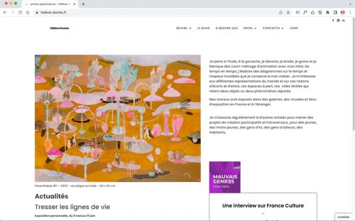 Website Hélène Duclos | L'homme qui tremble